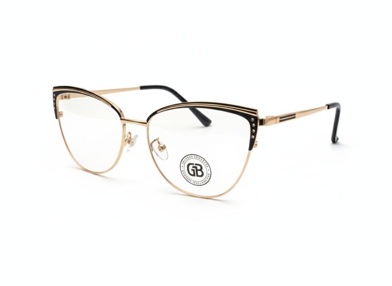 MONTURA DE METAL CON PLAQUETAS