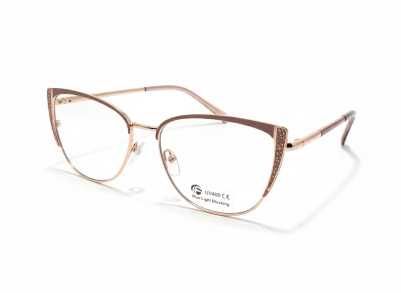 MONTURA DE METAL CON PLAQUETAS