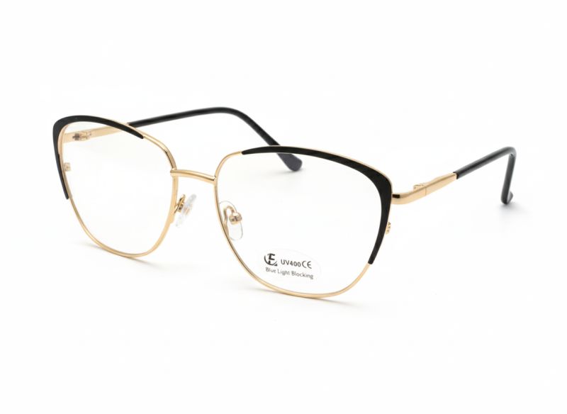 MONTURA DE METAL CON PLAQUETAS