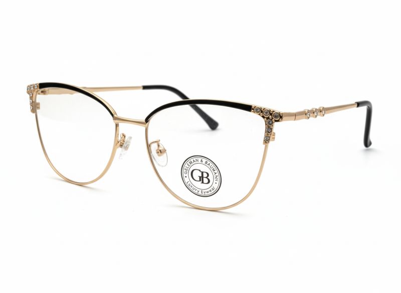 MONTURA DE METAL CON PLAQUETAS